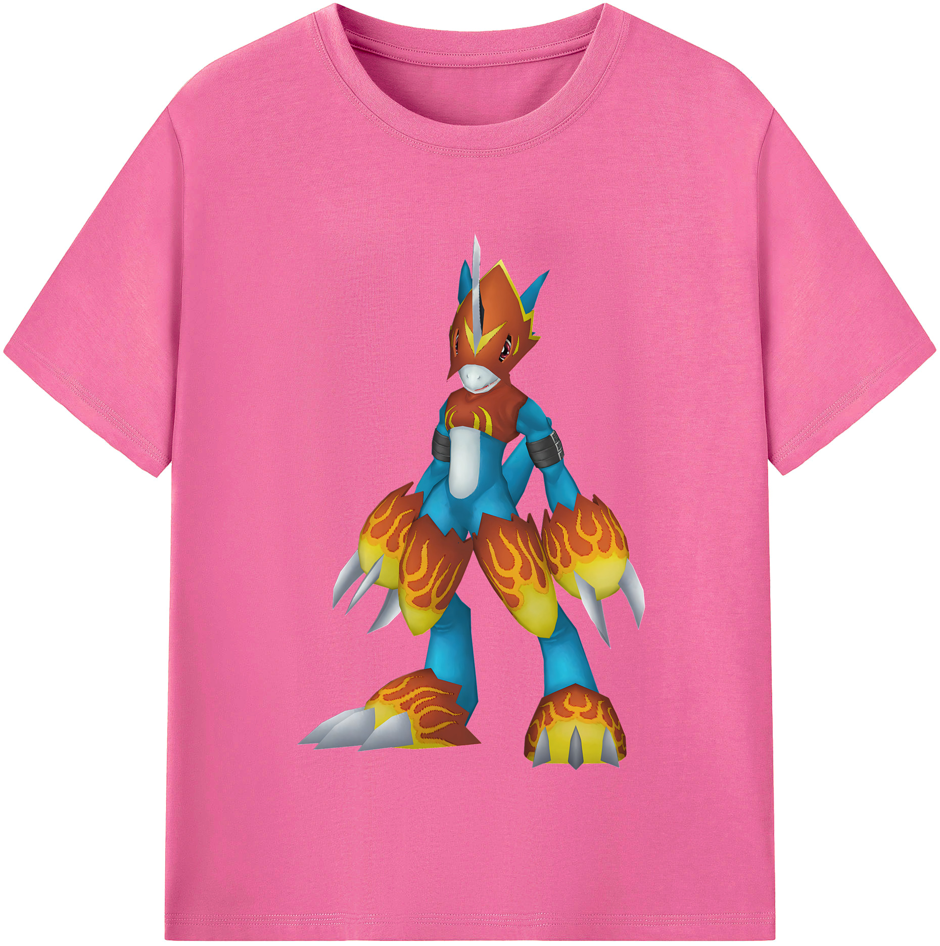 （画像用） Digimon デジタルモンスター/デジモン レディースカジュアルプリントTシャツ（綿100％）